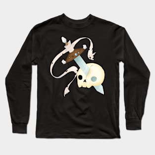 Skull with sword Long Sleeve T-Shirt